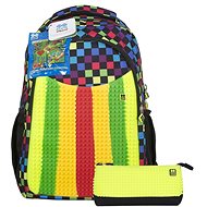 Pixie Backpack with pencil case colour plate - School Set