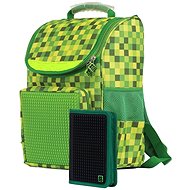 Pixie Briefcase and pen set green/black - School Set