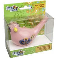 Singing Water Bird Aqua Bird III Pink - Figure