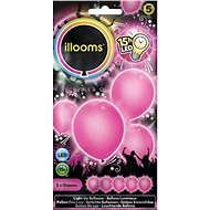 LED balloons - pink 4 pcs - Balloons