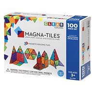 Magna-Tiles 100 priehľadná - Stavebnica