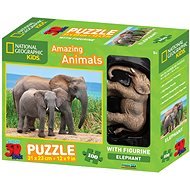 National Geographic 3D Puzzle mit Slon Fig - Puzzle