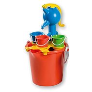 Androni Sand set with pump, large - orange - Sand Tool Kit