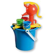 Androni Sandbox with pump, large - blue - Sand Tool Kit