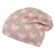 Sterntaler dívčí spadlá se srdíčky, šedá 4412003 - Children's Hat