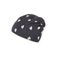 Sterntaler dívčí spadlá, modrá, bílá srdíčka 4412105 - Children's Hat