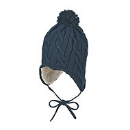 Sterntaler pletená modrá bambule 4701755 - Children's Hat