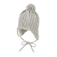 Sterntaler pletená šedá bambule 4701755, 10547x1047841925 - Children's Hat