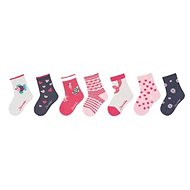 Sterntaler girls 7 pairs white 8322152, 18 - Socks