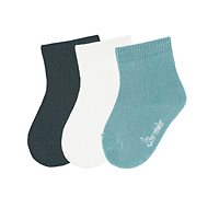 Sterntaler solid colour 3 pairs blue, cream, turquoise 8502080, 18 - Socks