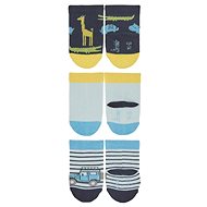 Sterntaler infant boys 3 pairs blue safari 8312220, 16 - Socks