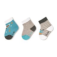 Sterntaler infant boys 3 pairs grey rocket 8312120 - Socks