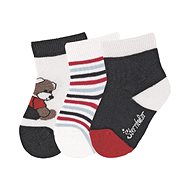 Sterntaler infant boys 3 pairs dark blue teddy bear 8411920, 16 - Socks