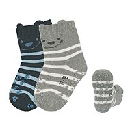 Sterntaler for climbing non-slip 2 pairs, bear, stripe 8111920 - Socks