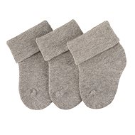 Sterntaler newborn 3 pairs grey 8211900, 0 - Socks