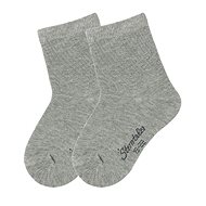 Sterntaler Pure solid colour 2 pairs grey 8501720, 18 - Socks