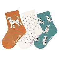 Sterntaler winter 3 pairs, girls, dalmatian, cream 8422126, 18 - Socks