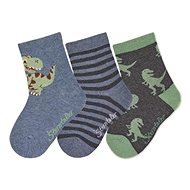 Sterntaler winter 3 pairs, boys dinosaurs blue 8422120, 18 - Socks