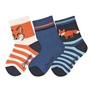 Sterntaler winter 3 pairs, boys fox, blue 8422122, 18 - Socks