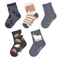 Sterntaler winter 5 pairs boys blue 8422148, 18 - Socks