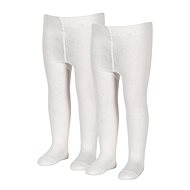 Tights PURE 75% cotton 2 pieces, white 8601730, 56 - Baby Tights