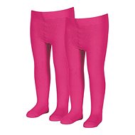 Tights PURE 75% cotton 2 pieces, dark pink 8601730 - Baby Tights