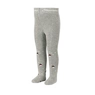 Thermal terry winter tights grey, teddy bear 8722000 - Baby Tights