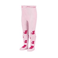 Thermal terry winter tights pink, kitty 8722006, 80 - Baby Tights