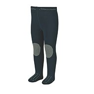 Thermo ABS anti-slip climbing tights solid colour, dark blue 8751610, 74 - Baby Tights