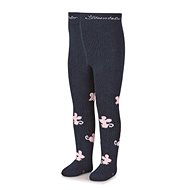 Thermal terry winter tights dark blue, mouse 8722105, 80 - Baby Tights
