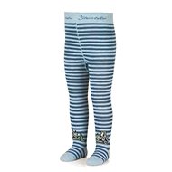 Tights with pictures blue, stripes, digger 8702103, 80 - Baby Tights