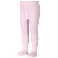 Lace tights, pink, hearts 8601422, 80 - Baby Tights