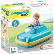 Playmobil 71323 1.2.3: Push & Go Car - Building Set