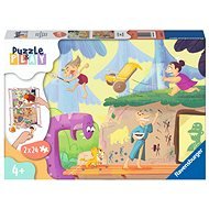 Puzzle & Play Barlanglakó, 2× 24 darabos - Puzzle