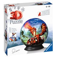 Puzzle-Ball Misztikus sárkány, 72 darabos - 3D puzzle