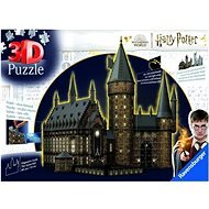 Harry Potter: Bradavický hrad - Velká síň (Noční edice) 540 dílků  - 3D Puzzle