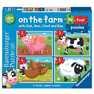 Moje první puzzle Na farmě 2/3/4/5 dílků  - Jigsaw Puzzle