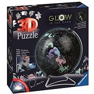 Puzzle-Ball Svietiaci glóbus: Hviezdna obloha 180 dielikov - 3D puzzle