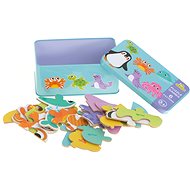 KIK Puzzle in tin box Marine animals - Jigsaw Puzzle