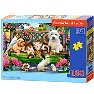 CASTORLAND Puzzle Animals in the park 180 pieces - Jigsaw Puzzle