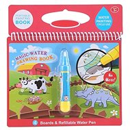 KIK KX7801 Water colouring book animals with blue pen - Colouring Book
