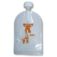 DOMKY refillable pouch Giraffe 140 ml - Baby food pouch