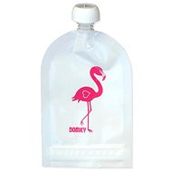 DOMKY refillable pouch Flamingo 140 ml - Baby food pouch