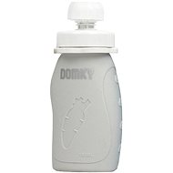 DOMKY refillable silicone pouch grey 180 ml - Baby food pouch