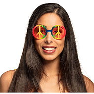Boland Párty brýle hippie - Party Accessories