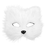 Boland Plyšová polomaska Bílá kočka - Carnival Mask