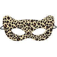 Widmann Škraboška leopard látková - Carnival Mask