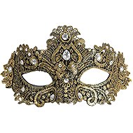 Widmann Zlatá divadelní škraboška - Carnival Mask