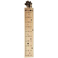 H&L Wooden Tiger Wall Meter 119 × 19,5 cm natural - Child Growth Chart