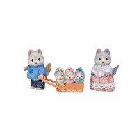 Sylvanian Family Husky family with triplets - Figures